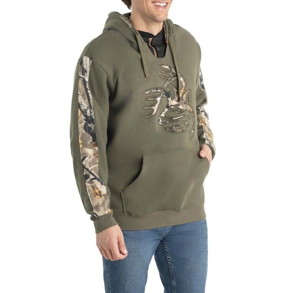 Legendary Whitetails Camo Men’s L Deer Outfitter Hoodie Pullover Sweatshirt - Picture 1 of 5